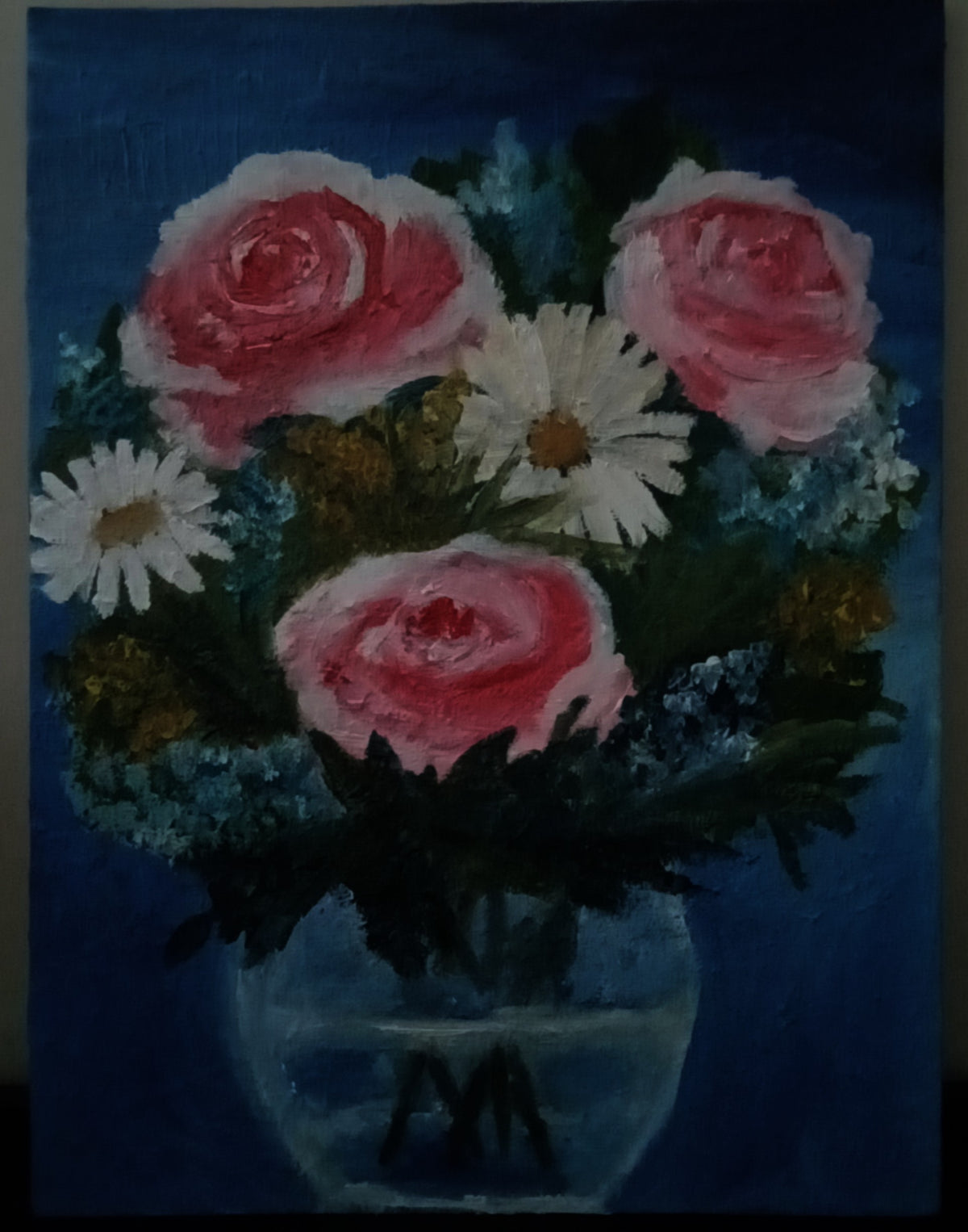 Bouquet with Pink Roses